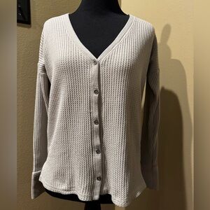 Abercrombie & Fitch Women's Button-Up Cardigan soft and cozy Small Y2K